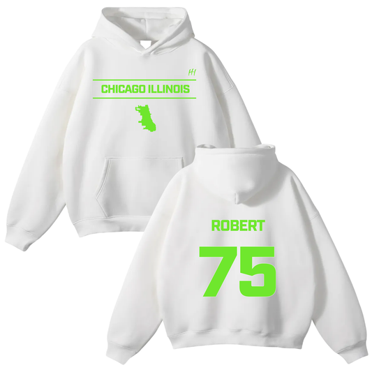 Robert Caradine Oversize Fleeced Hoodie