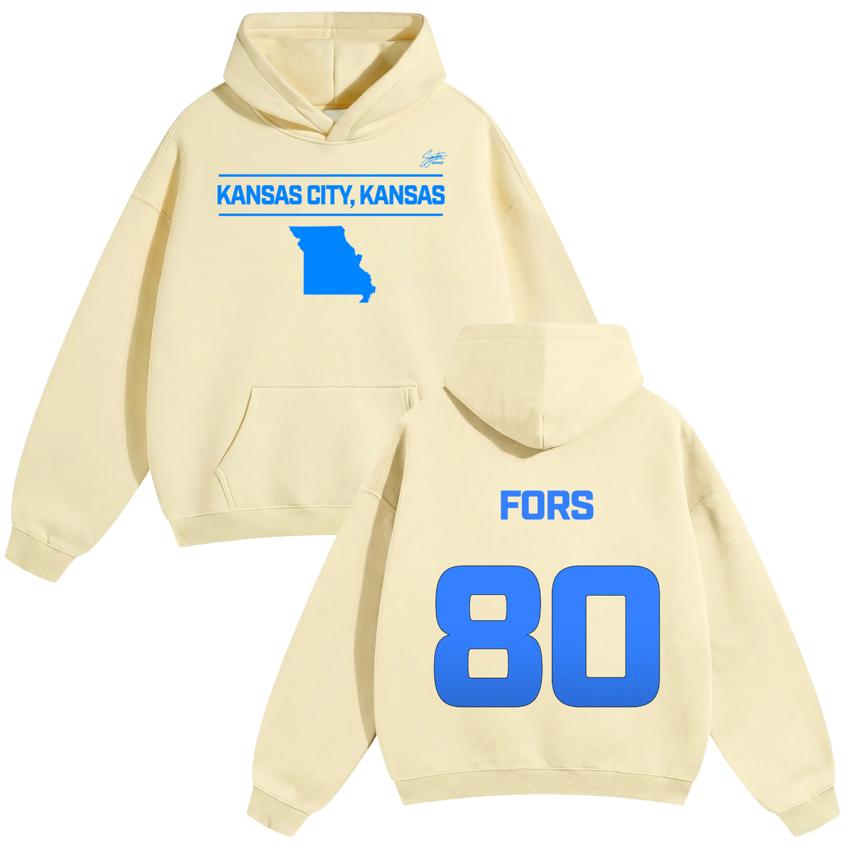 Hudson Fors Oversize Fleeced Hoodie