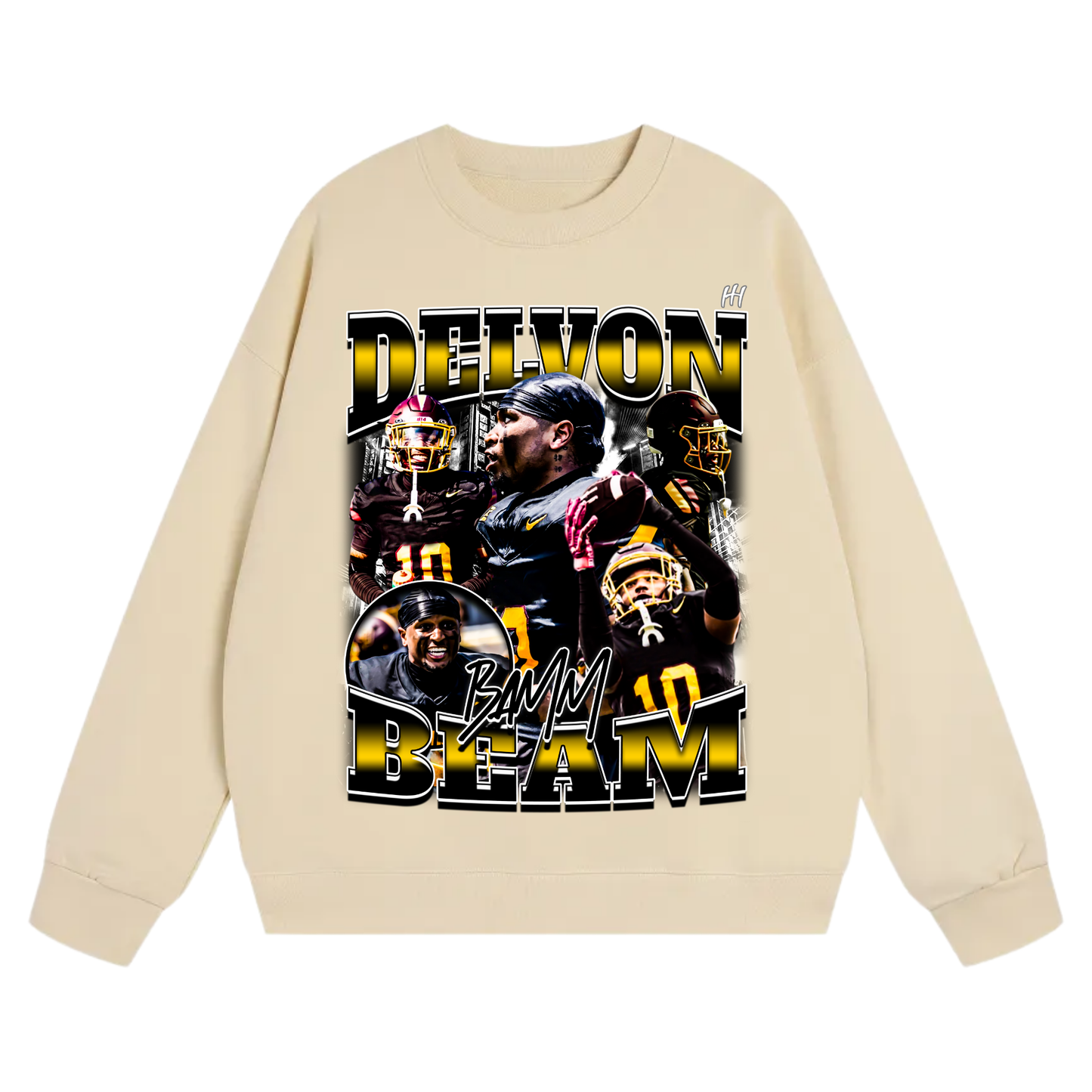 Delvon Beam Heavyweight Crewneck Sweatshirt