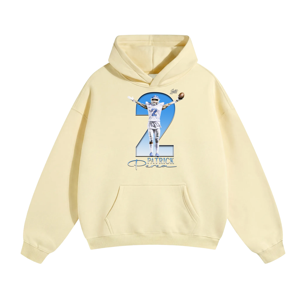 Patrick Perea Oversize Fleeced Hoodie