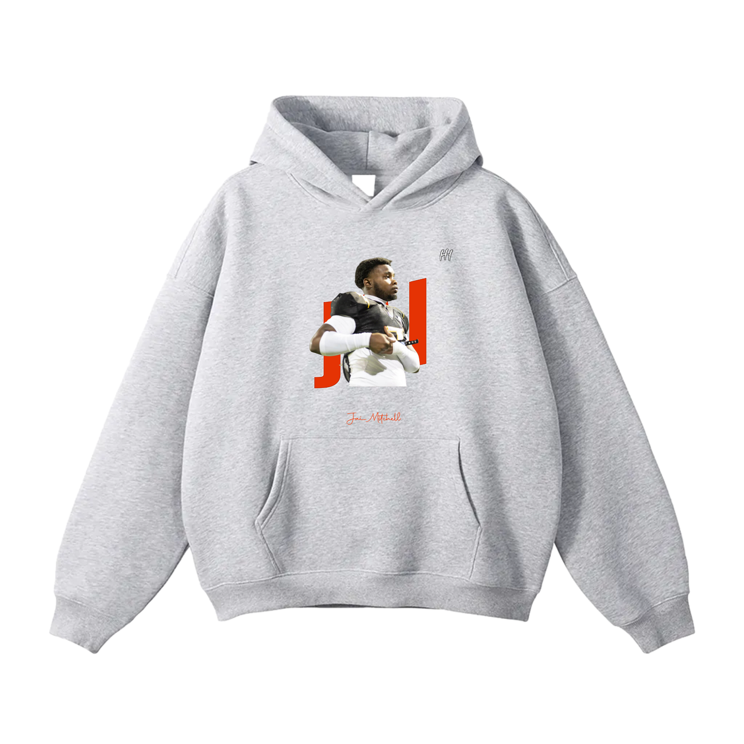Jai Mitchell Oversize Fleeced Hoodie