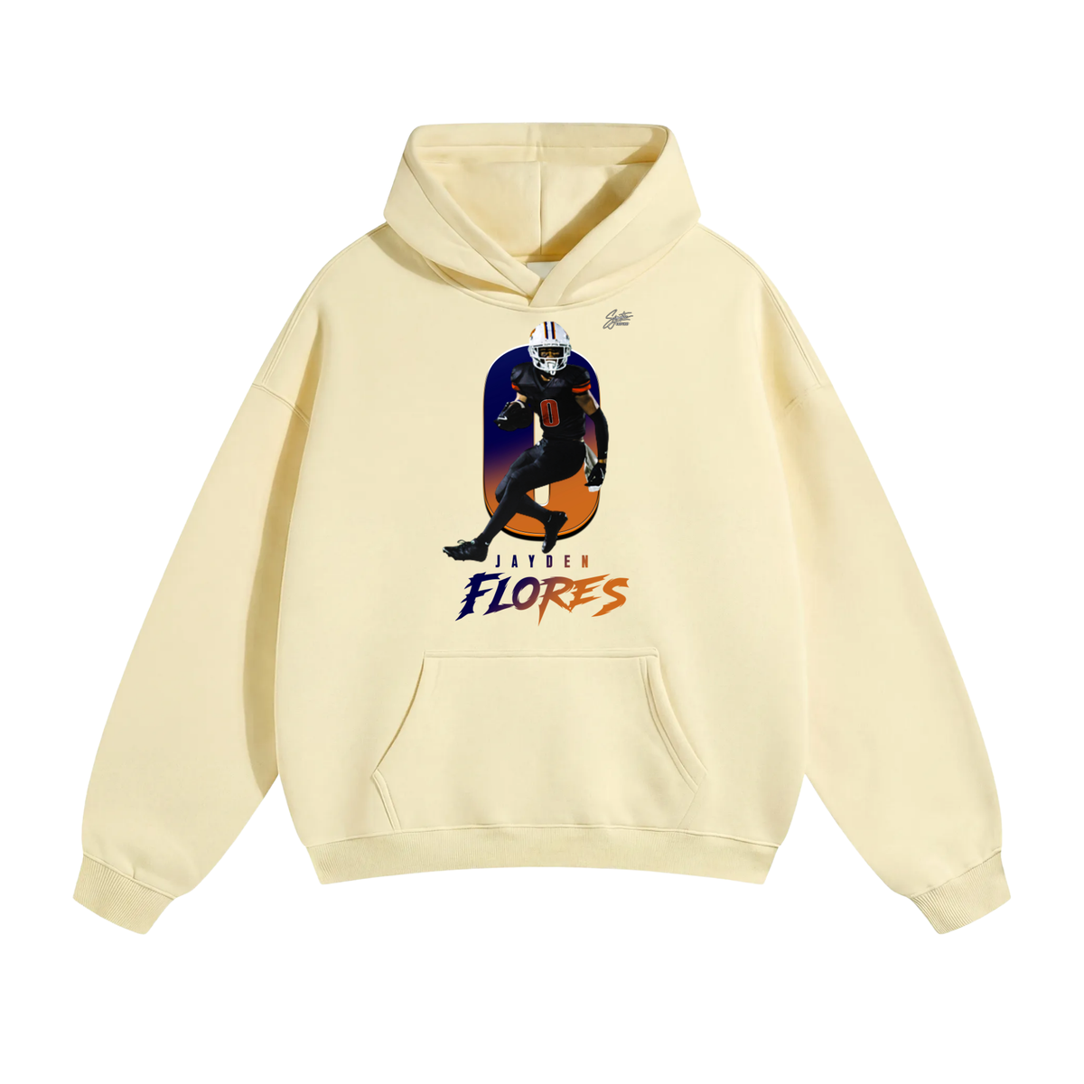 Jayden Flores Oversize Fleeced Hoodie