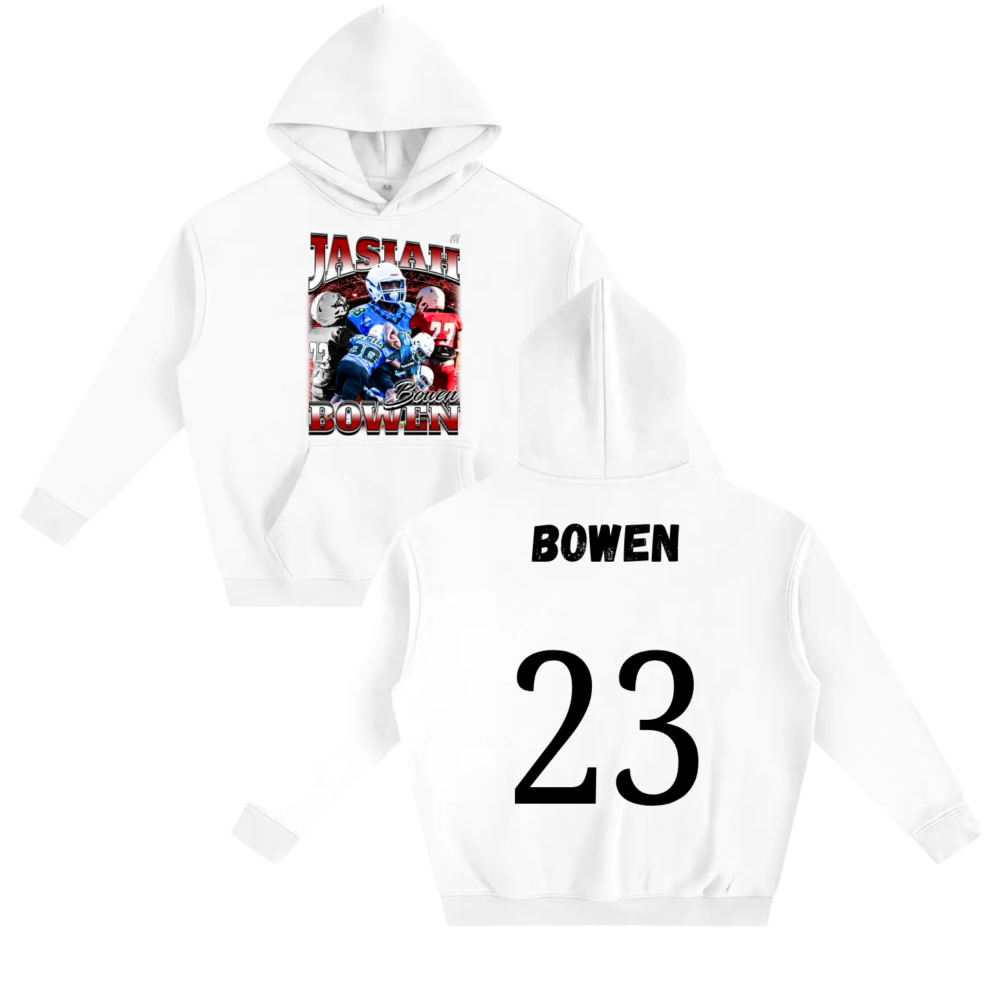 Jasiah Bowen Oversize Fleeced Hoodie