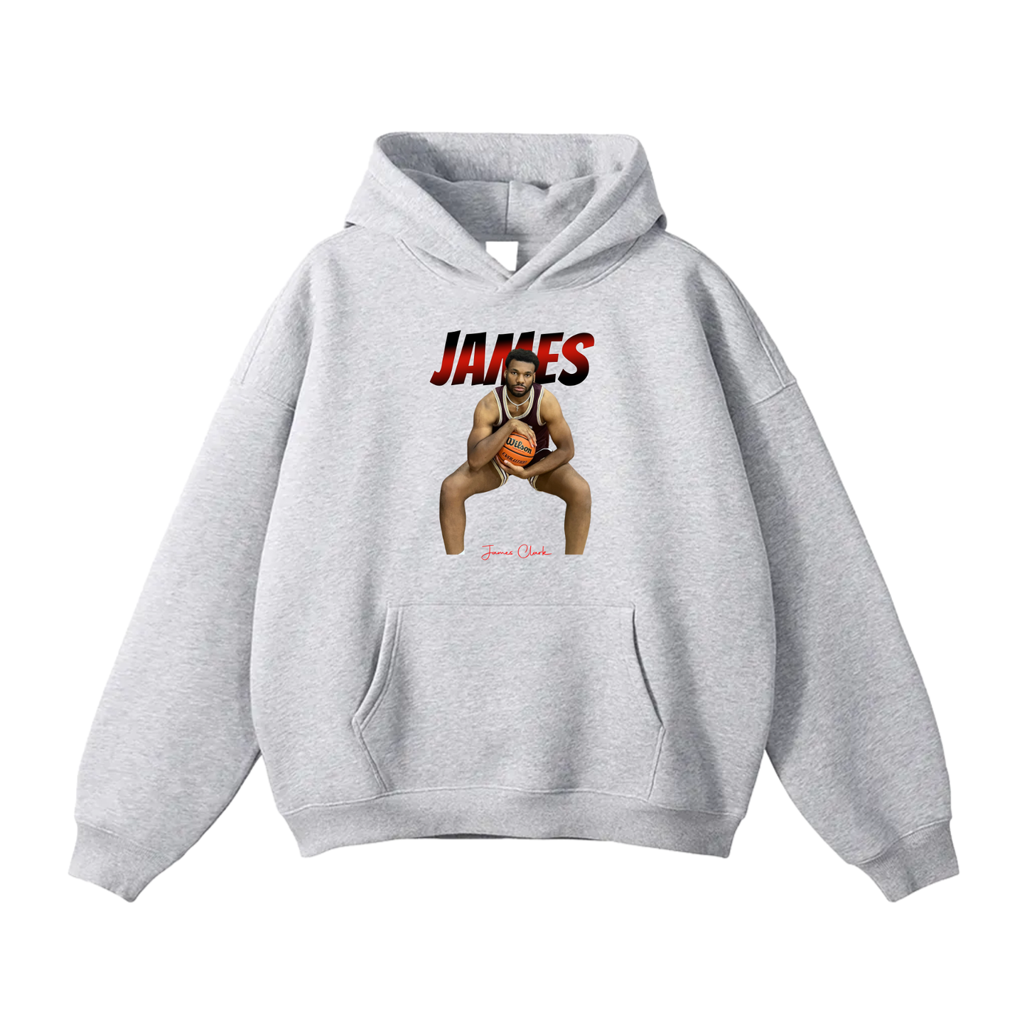 James Clark Oversize Fleeced Hoodie