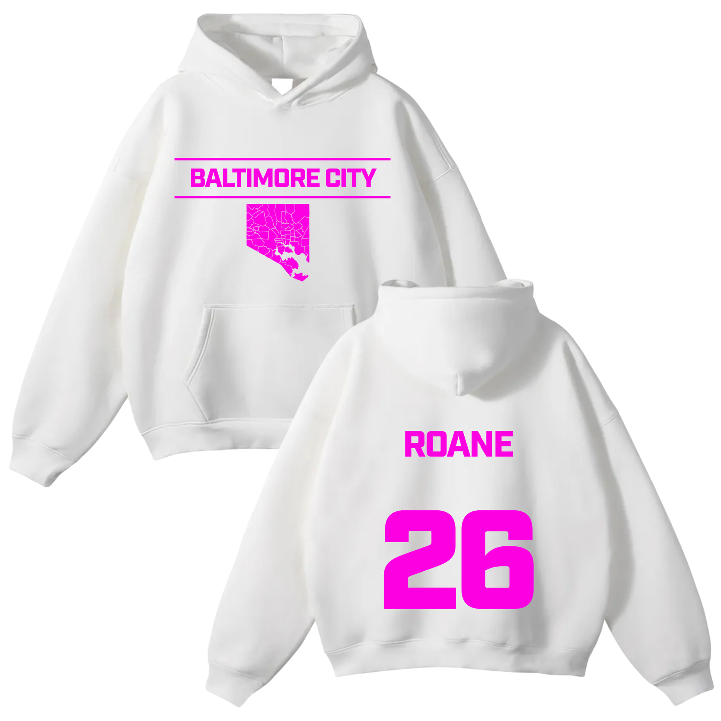 Gabrielle Roane Oversize Fleeced Hoodie