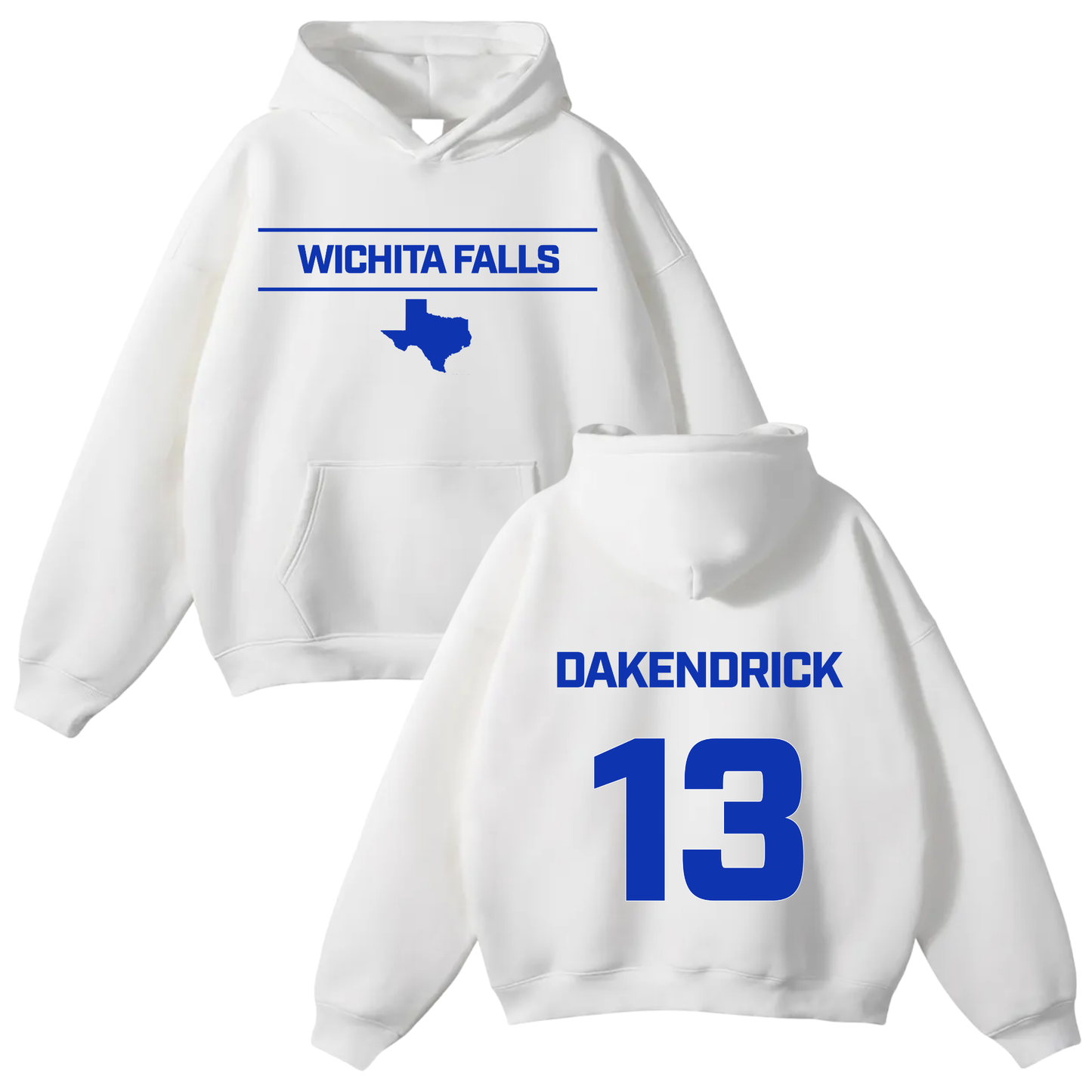 Dakendrick Jones Oversize Fleeced Hoodie