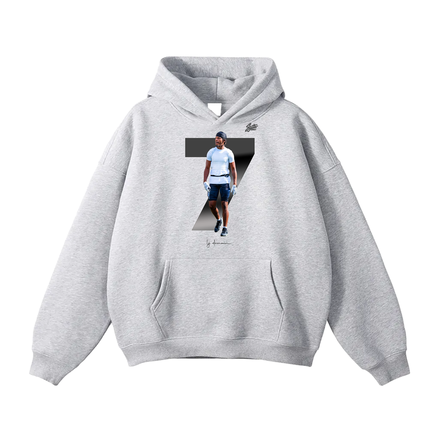 lj domain Oversize Fleeced Hoodie