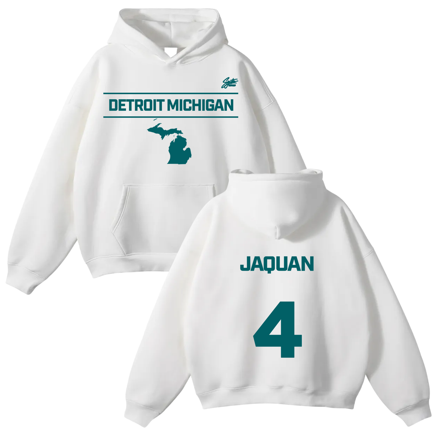 Jaquan Pitts Oversize Fleeced Hoodie