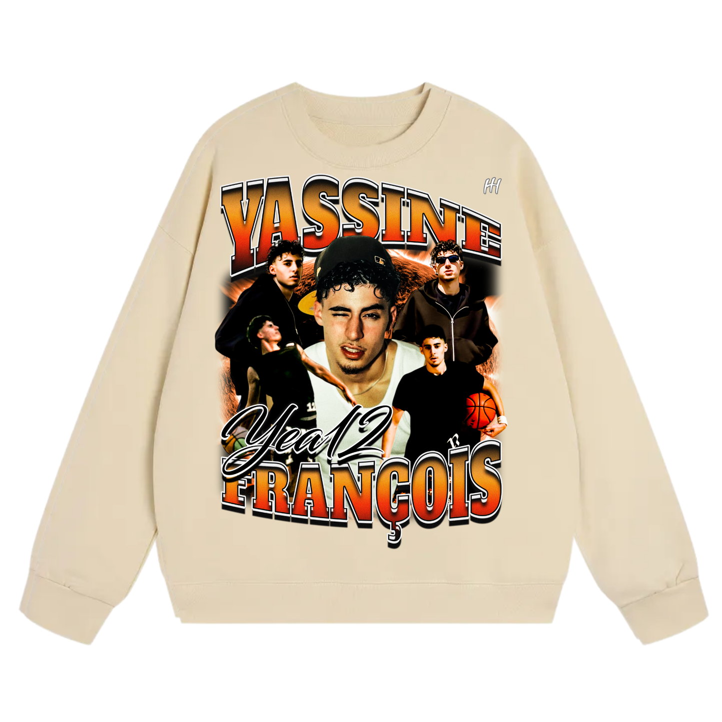 Yassine François Heavyweight Crewneck Sweatshirt