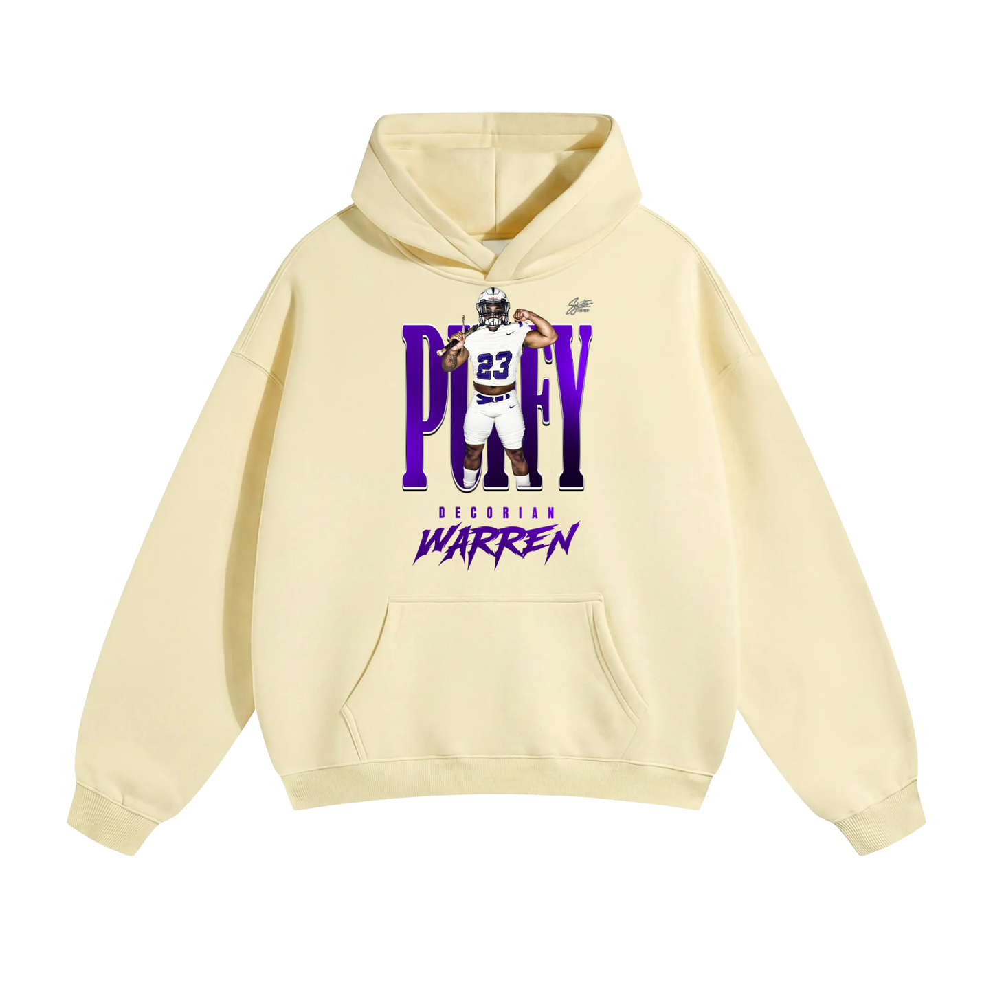 Decorian Warren Oversize Fleeced Hoodie