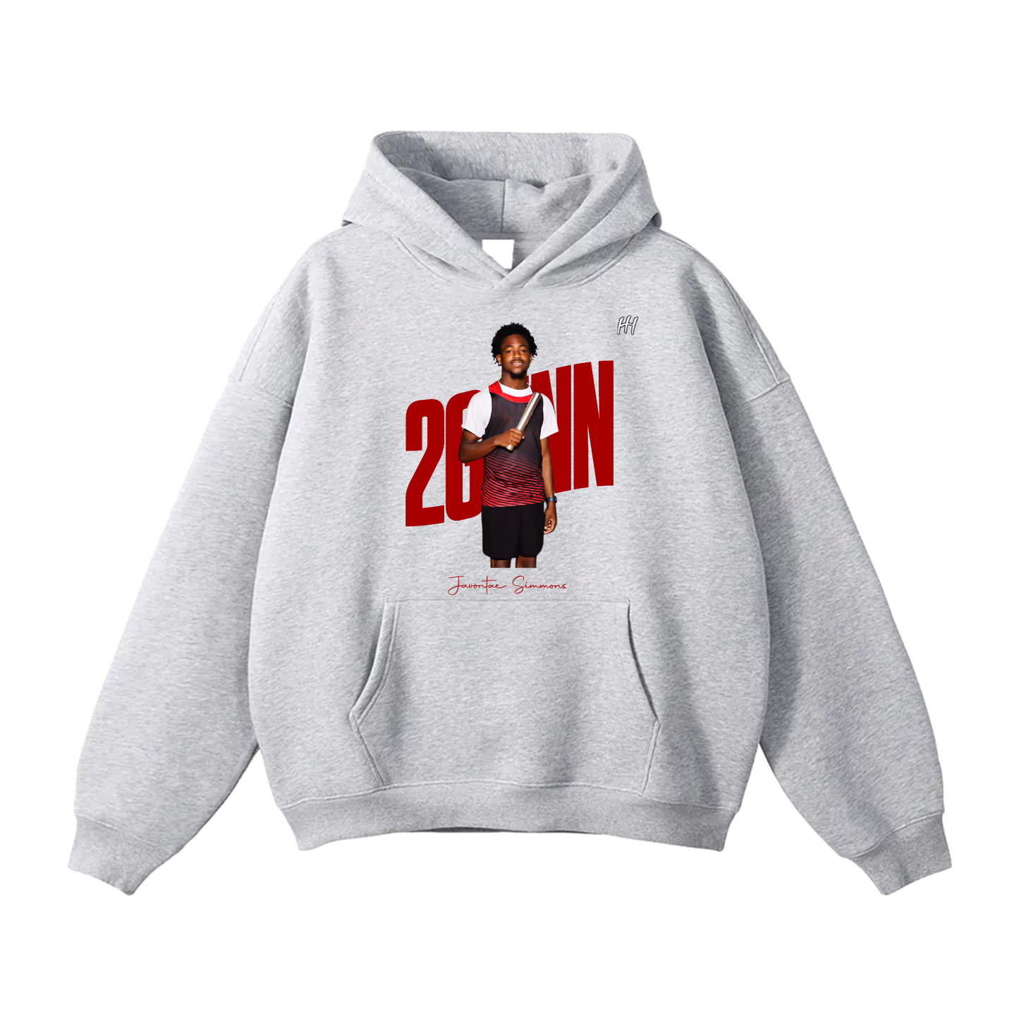 Javontae Simmons Oversize Fleeced Hoodie
