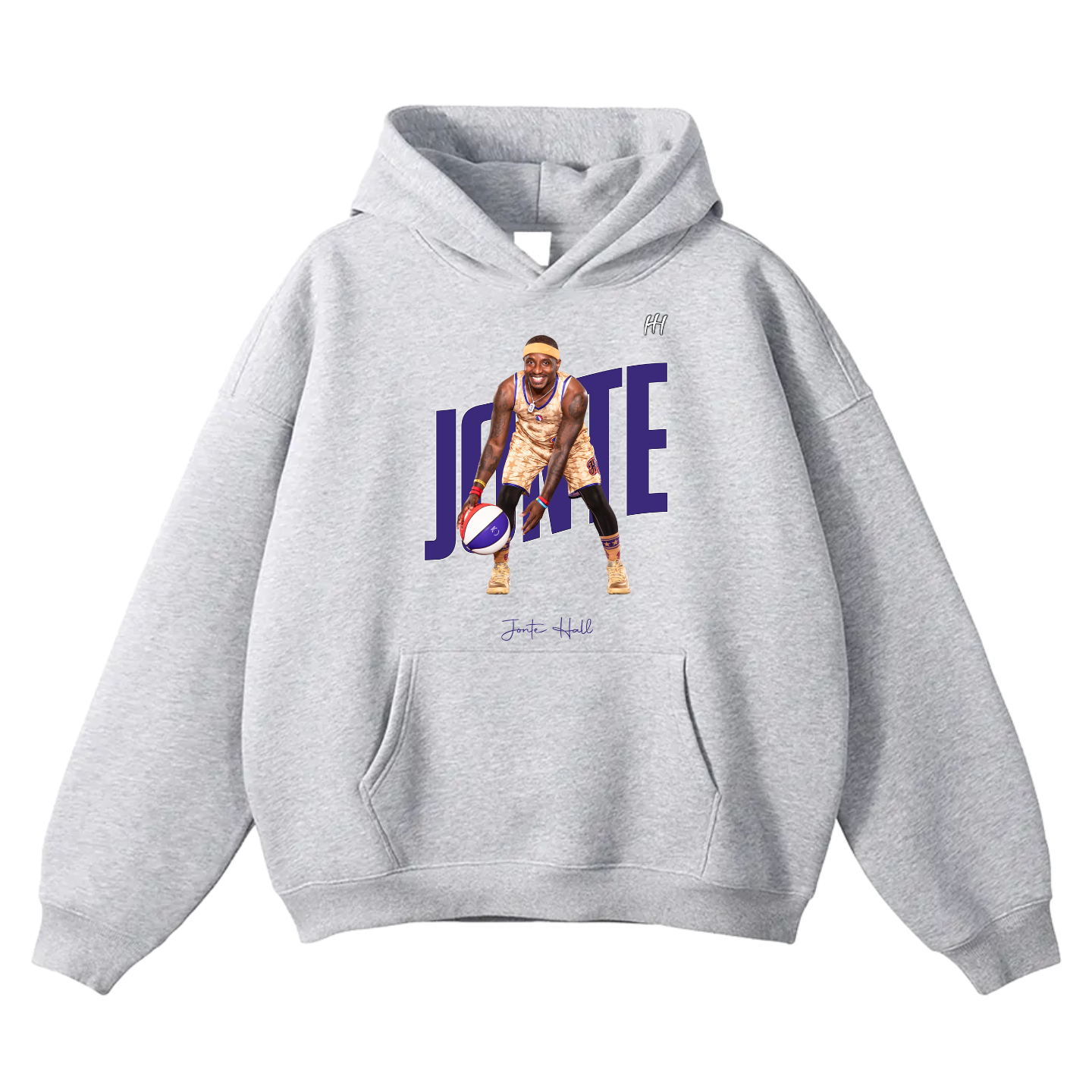 Jonte Hall Oversize Fleeced Hoodie