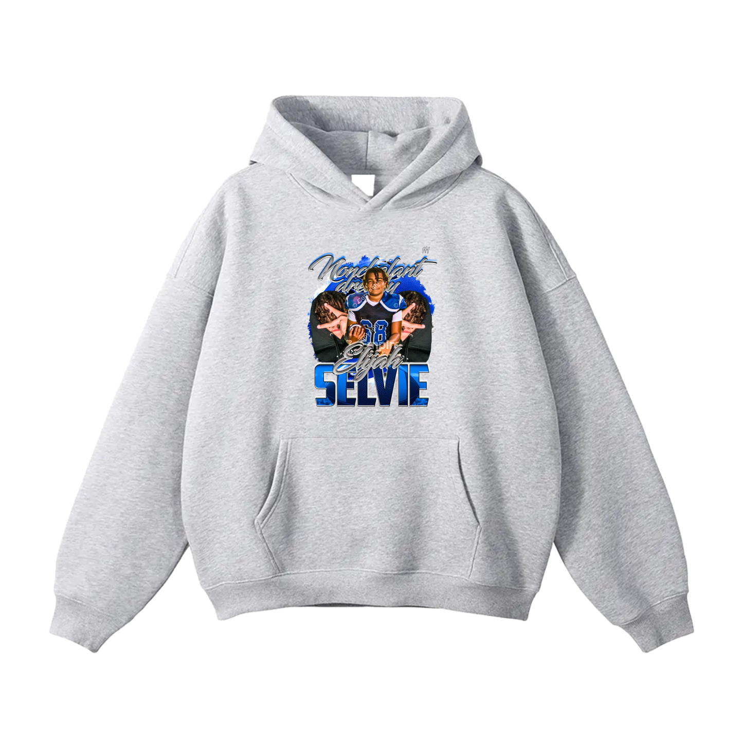 Elijah Selvie Oversize Fleeced Hoodie