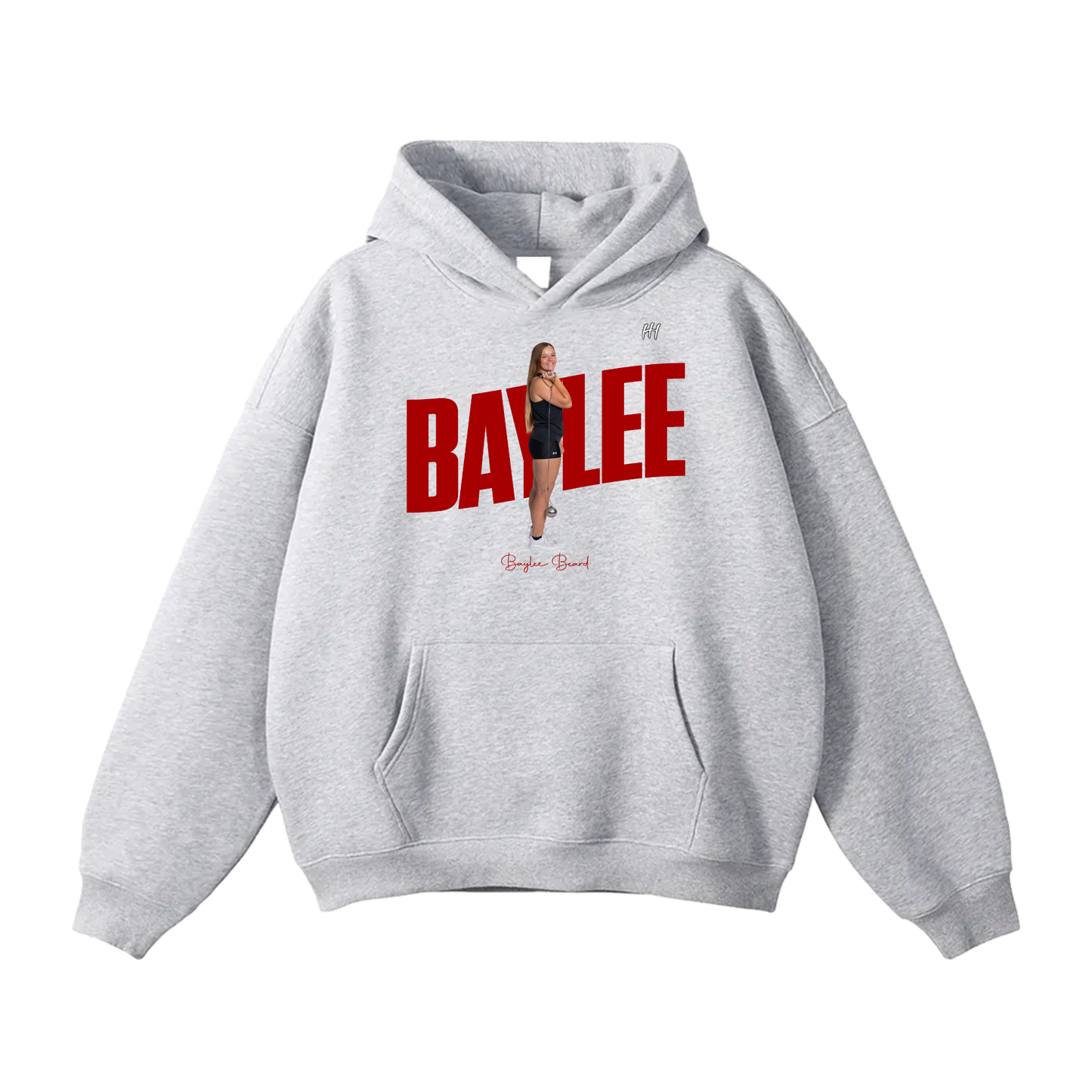 Baylee Beard Oversize Fleeced Hoodie