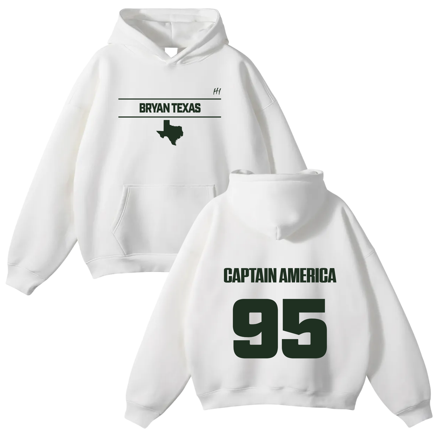 Cameron Phillips Oversize Fleeced Hoodie