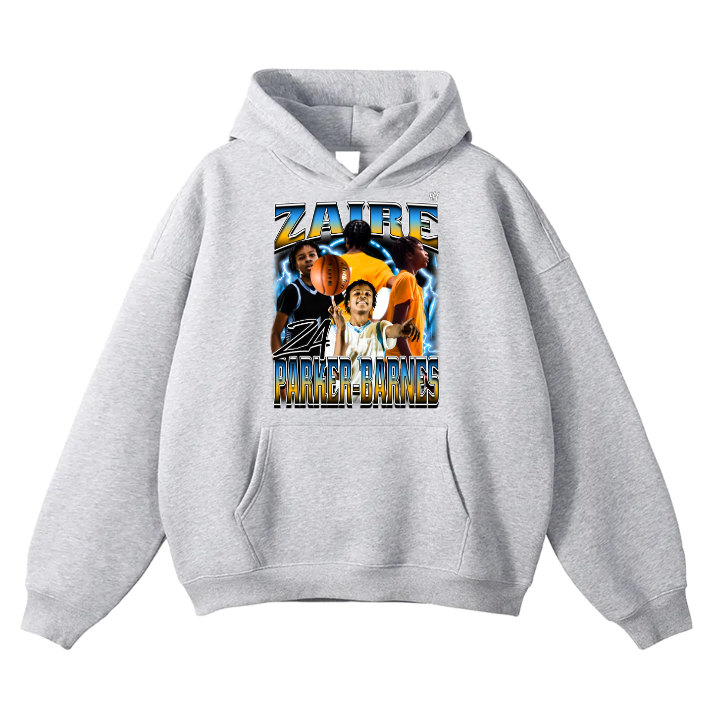 Zaire Parker-Barnes Oversize Fleeced Hoodie