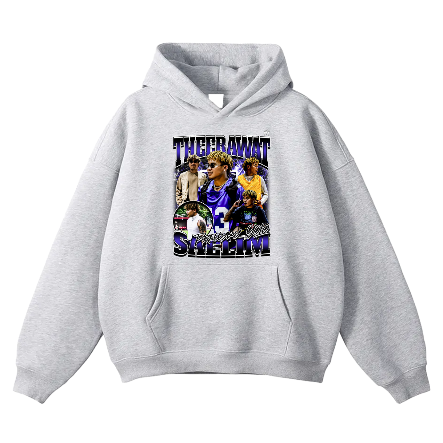 Theerawat Saelim Oversize Fleeced Hoodie