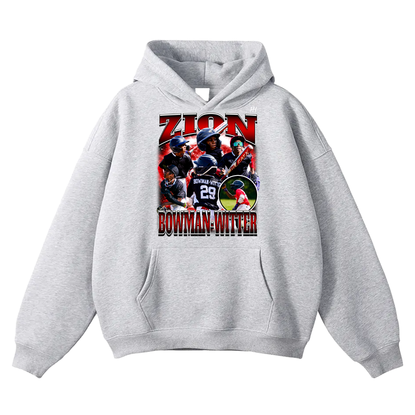 Zion Bowman-Writer Oversize Fleeced Hoodie