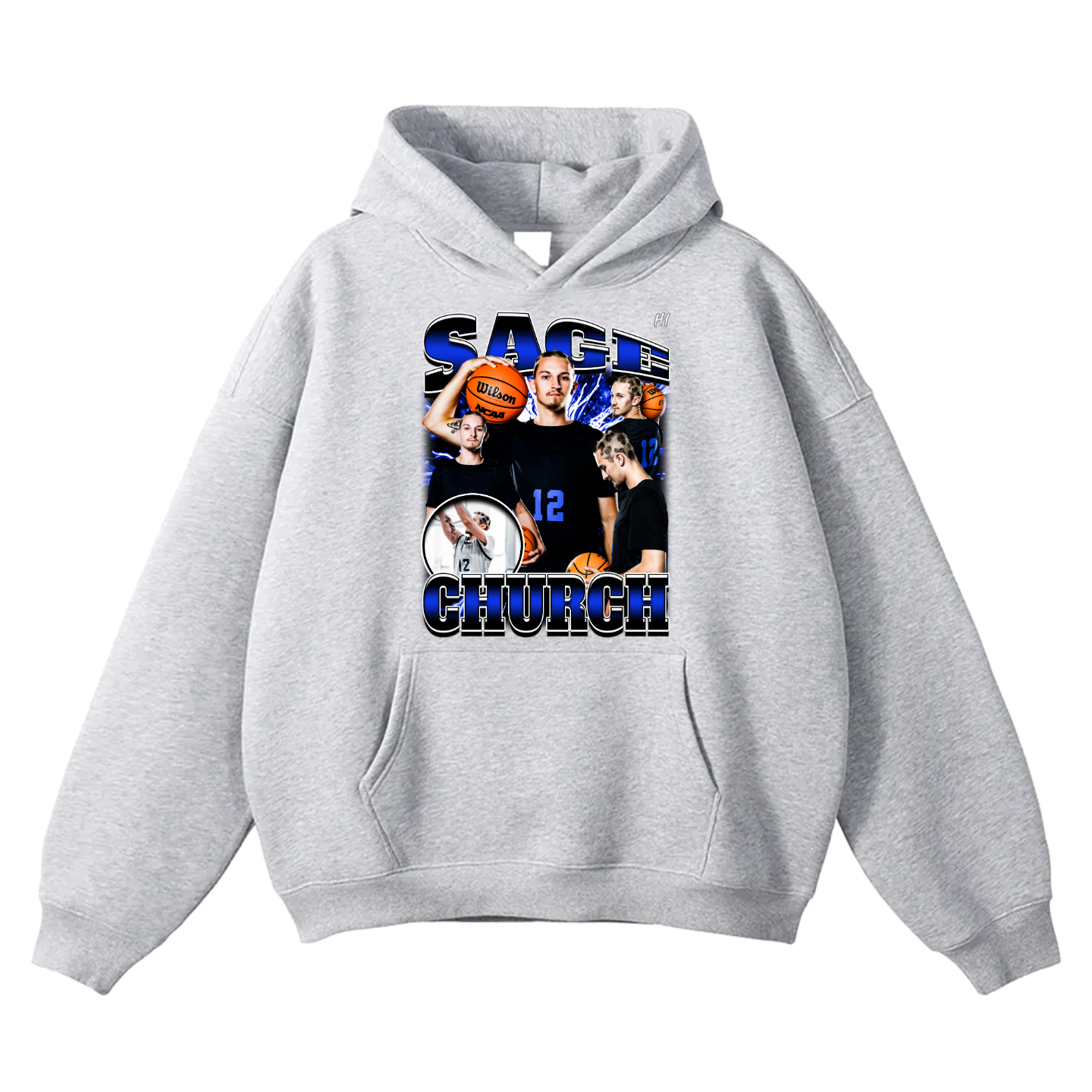 Sage Church Oversize Fleeced Hoodie