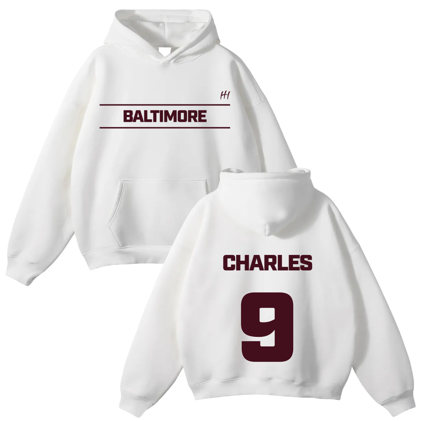 Aaron Charles Oversize Fleeced Hoodie