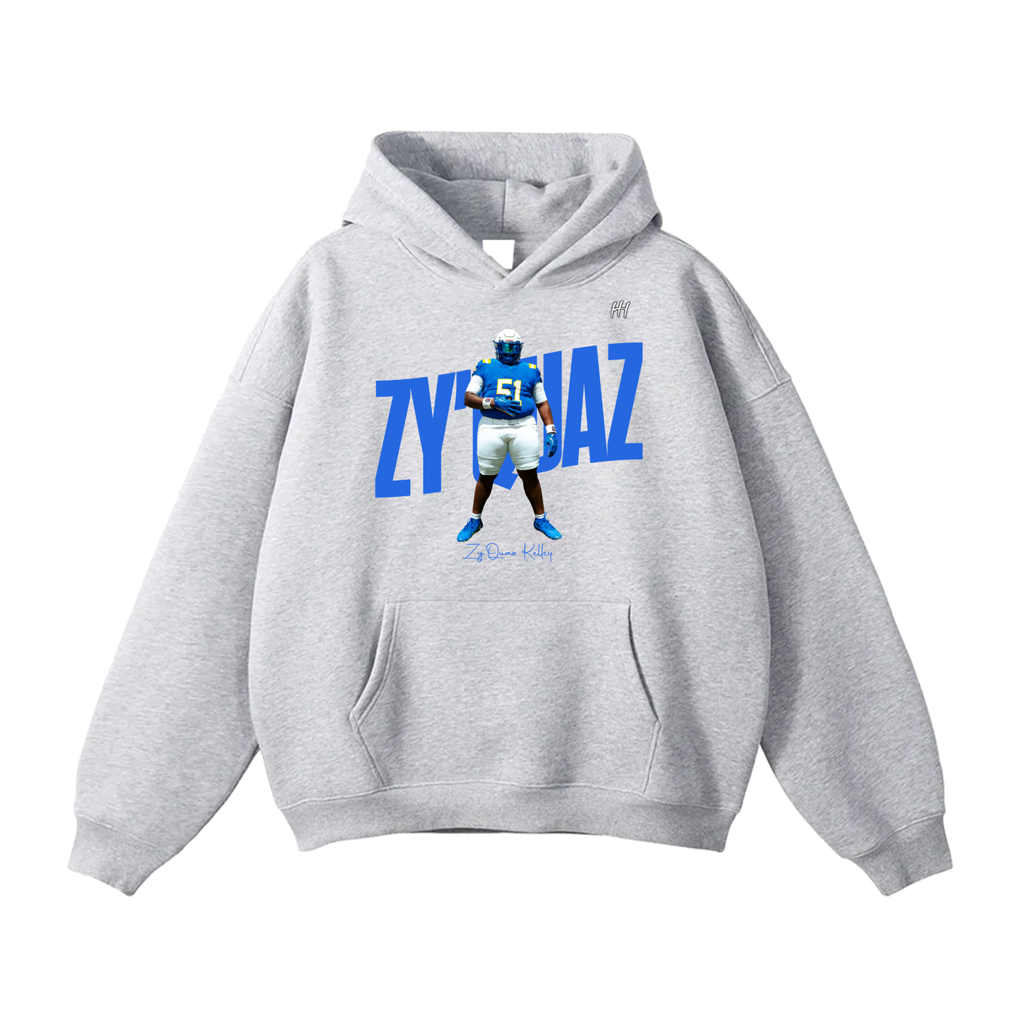 Zy'quaz Kelley Oversize Fleeced Hoodie