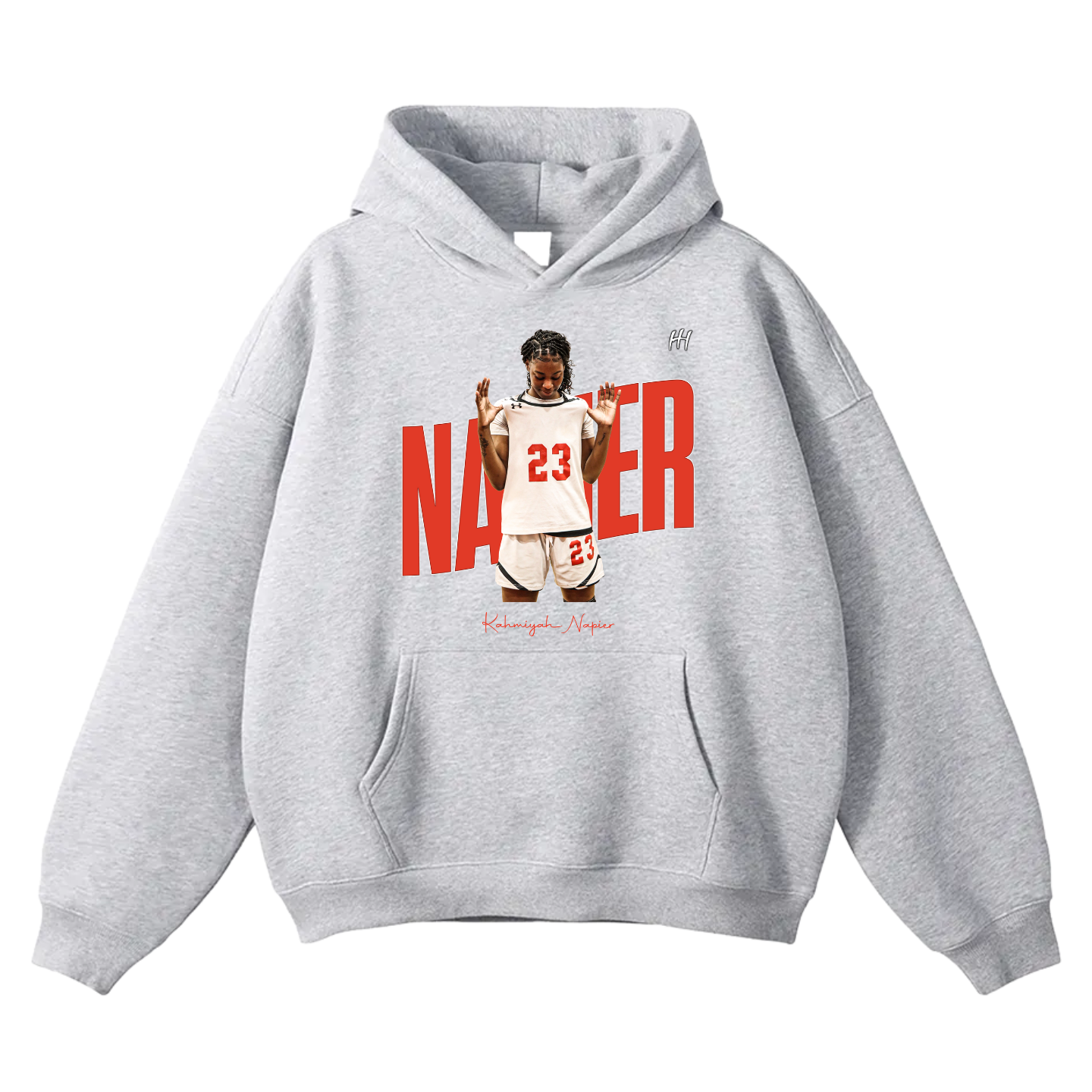 Kahmiyah Napier Oversize Fleeced Hoodie