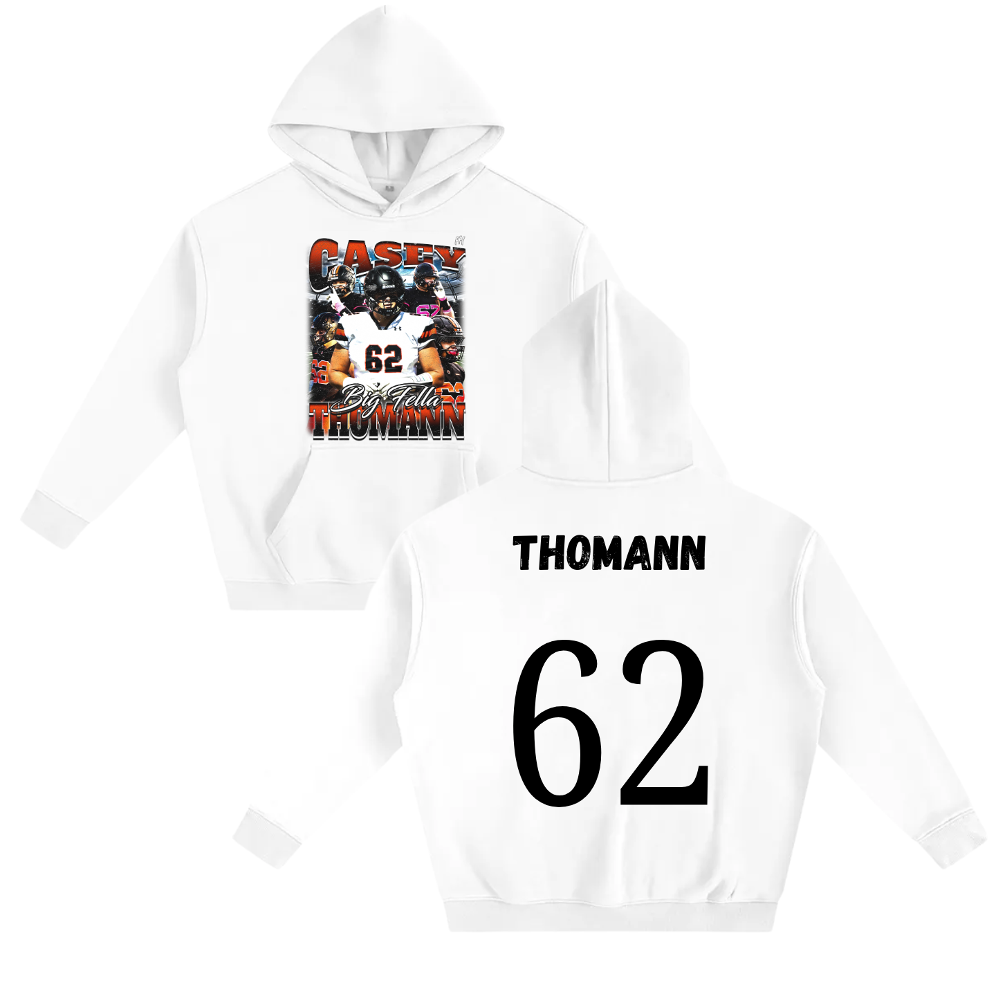 Casey Thomann Oversize Fleeced Hoodie