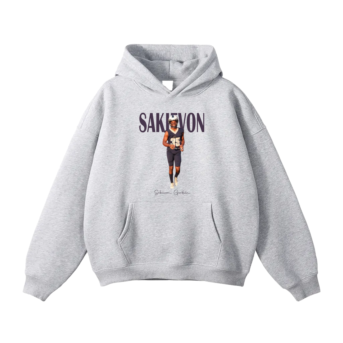 Sakievon Gordwin Oversize Fleeced Hoodie