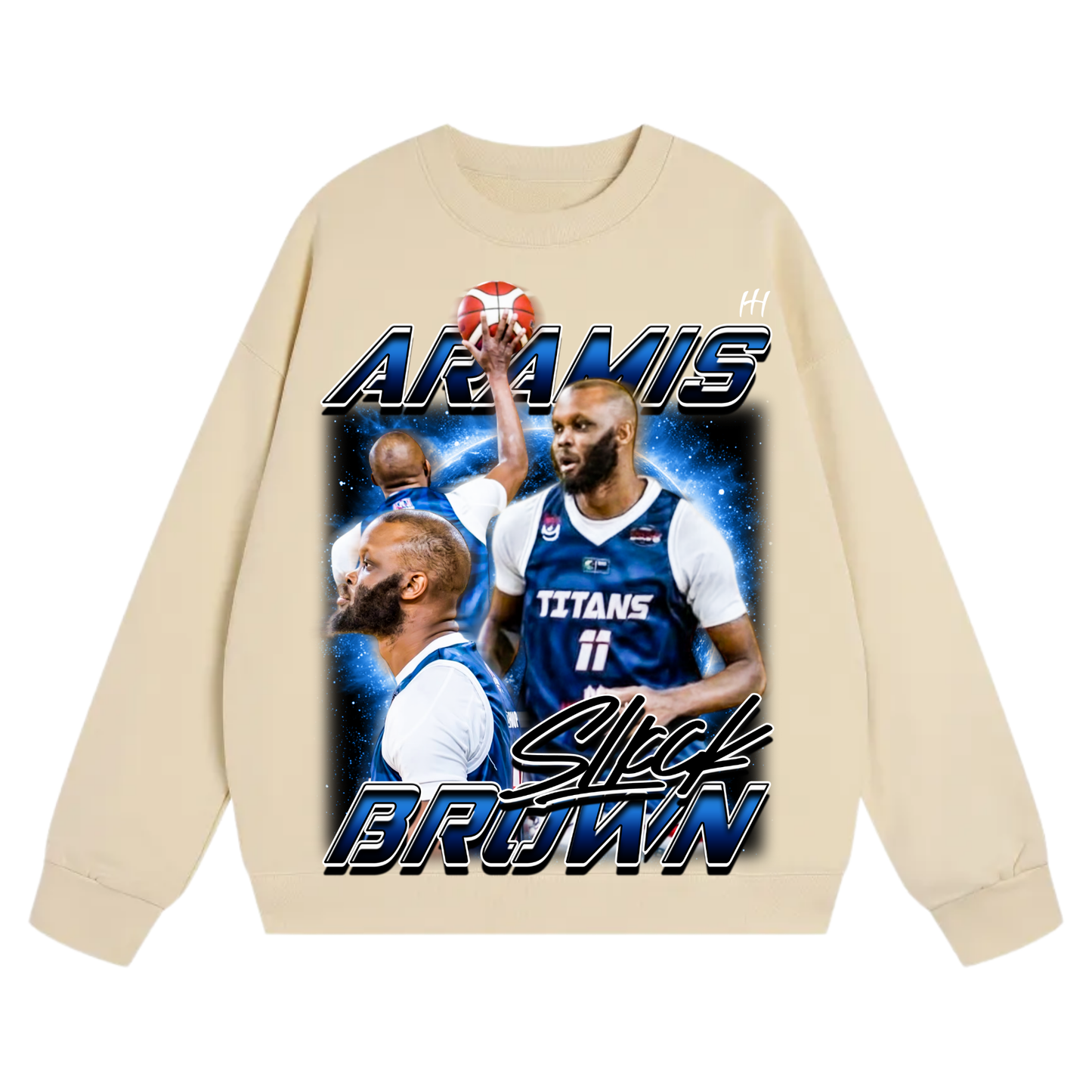 Aramis Brown Heavyweight Crewneck Sweatshirt