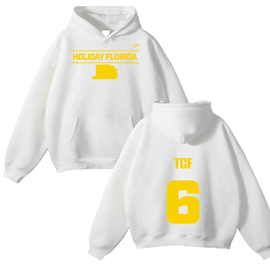Casey lightfoot Oversize Fleeced Hoodie