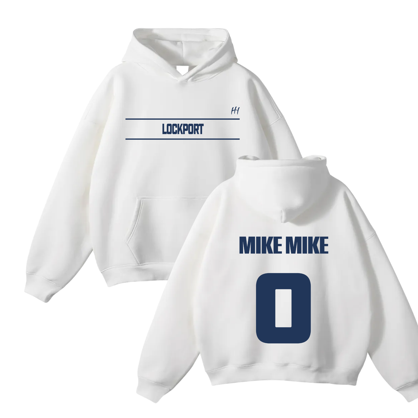 Michael Griffin Oversize Fleeced Hoodie