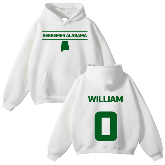 William Fortune Oversize Fleeced Hoodie