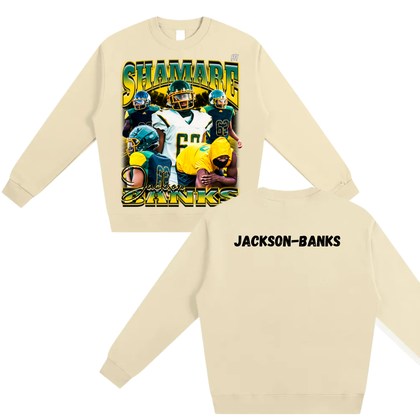 Shamare’ Jackson-Banks Heavyweight Crewneck Sweatshirt