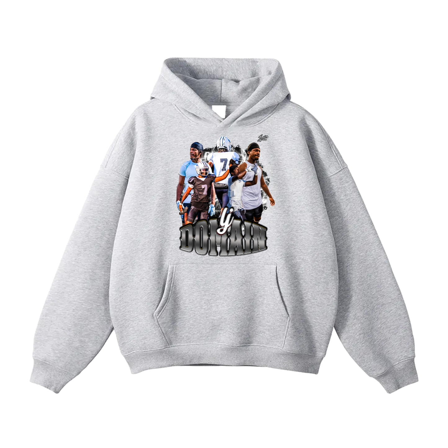 lj domain Oversize Fleeced Hoodie