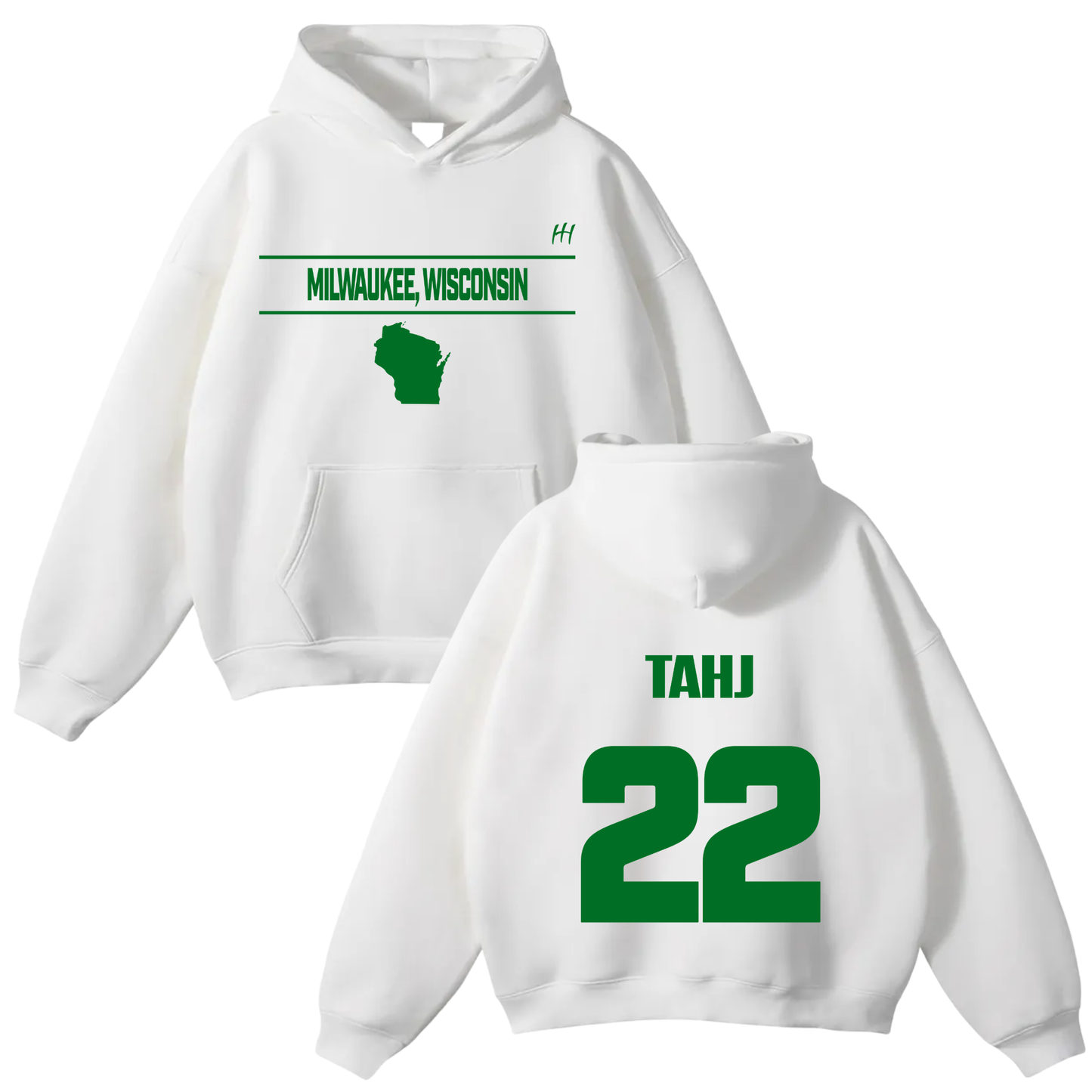 Tahjhe Johnson Oversize Fleeced Hoodie
