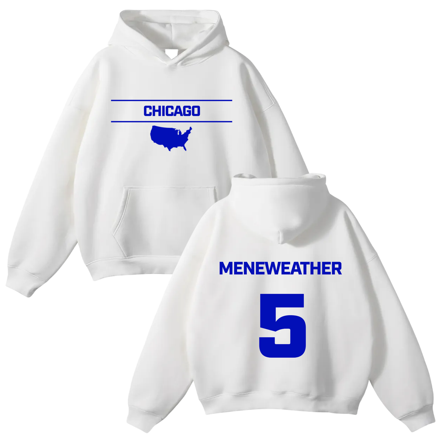 Caleel Meneweather Oversize Fleeced Hoodie