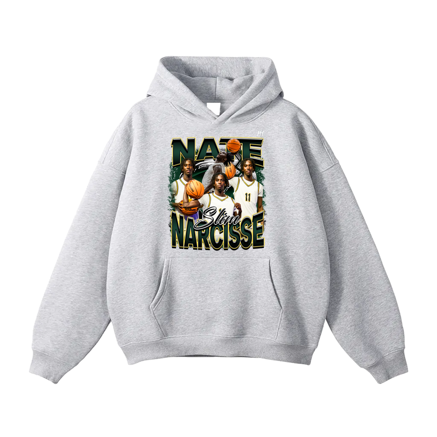 Nate Narcisse Oversize Fleeced Hoodie