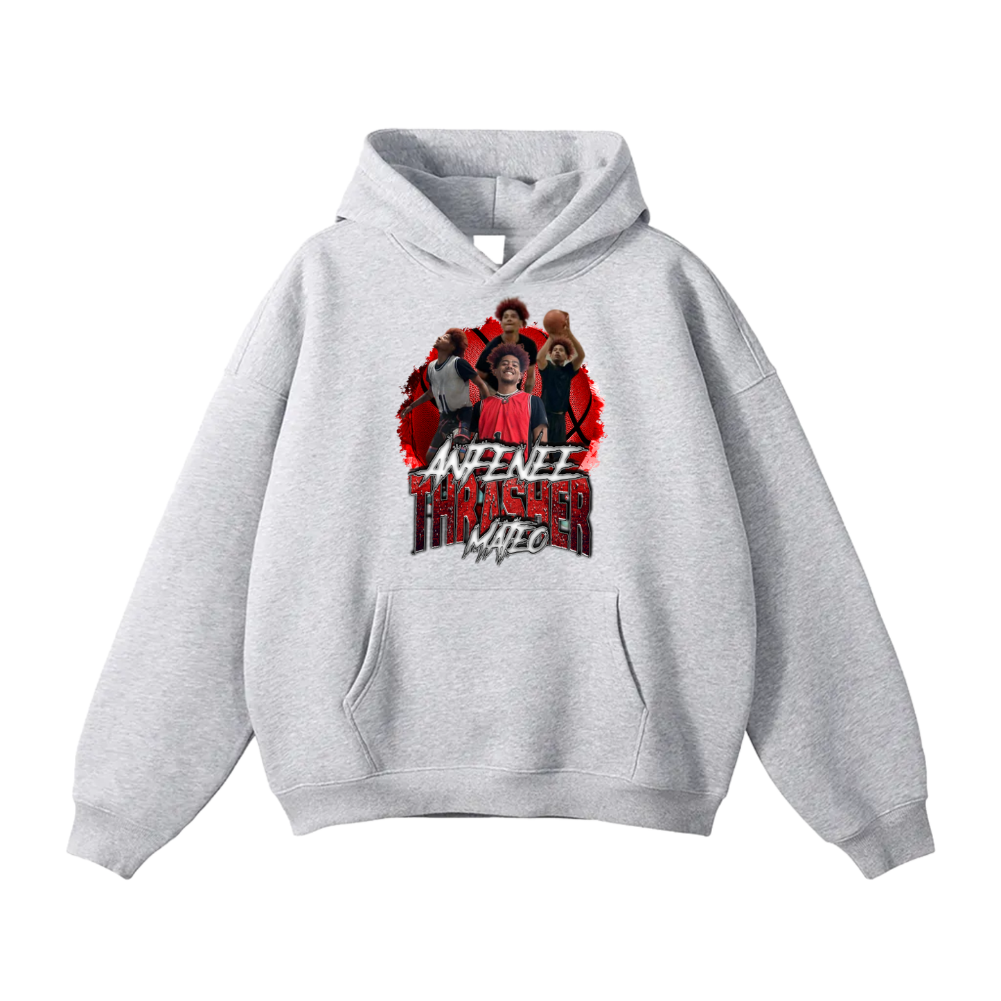 Anfenee Thrasher Oversize Fleeced Hoodie