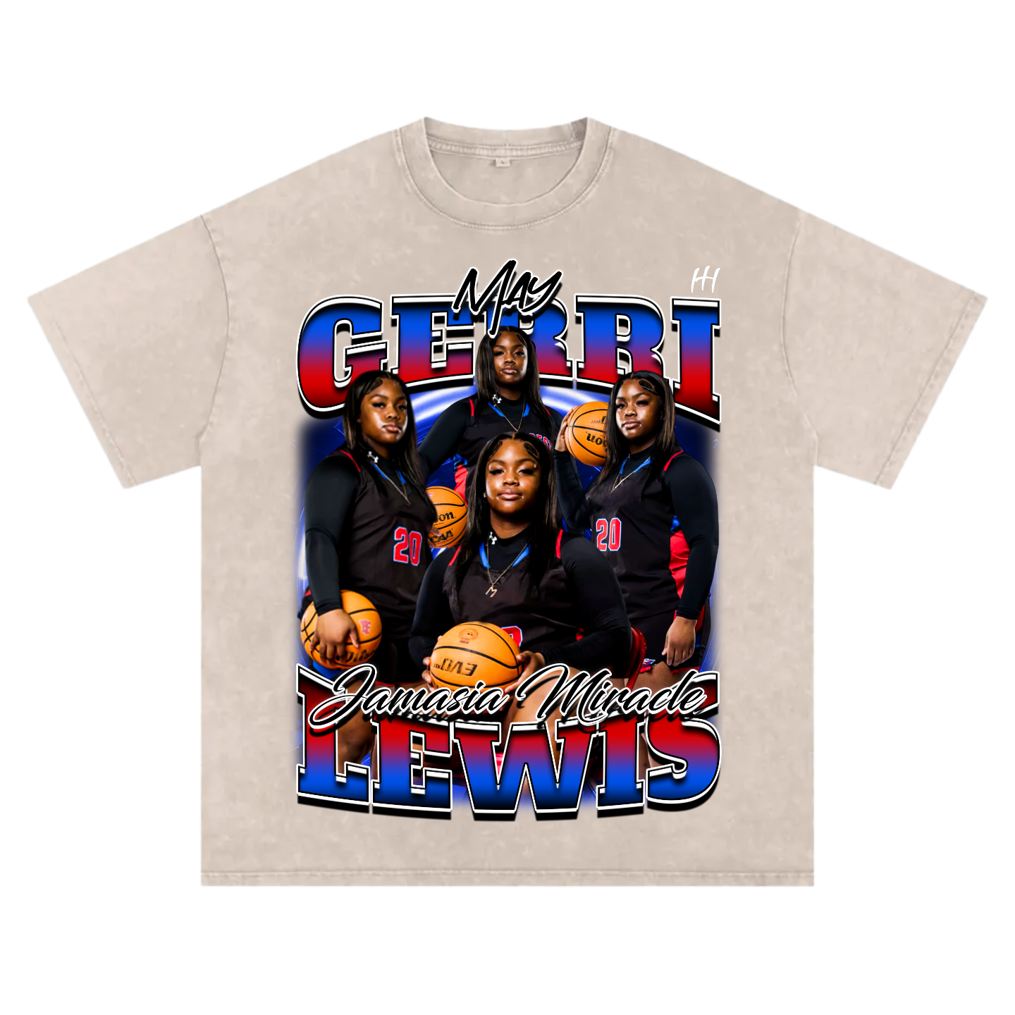 Gerri Jamasia Miracle Lewis Oversized T-shirt