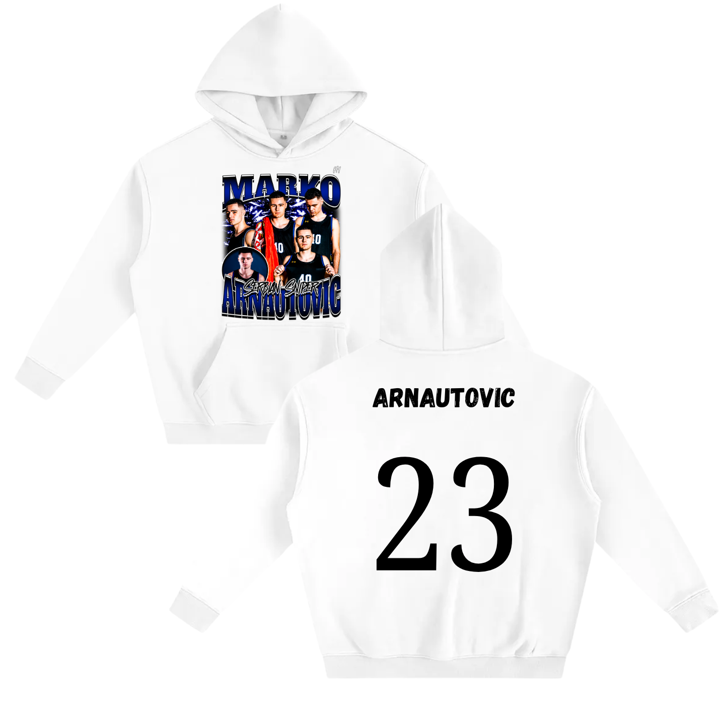 Marko Arnautovic Oversize Fleeced Hoodie