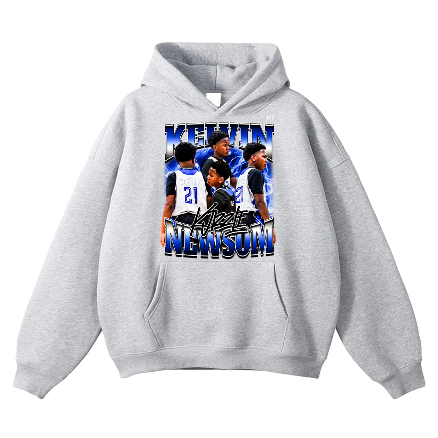 Kelvin Newsom Oversize Fleeced Hoodie