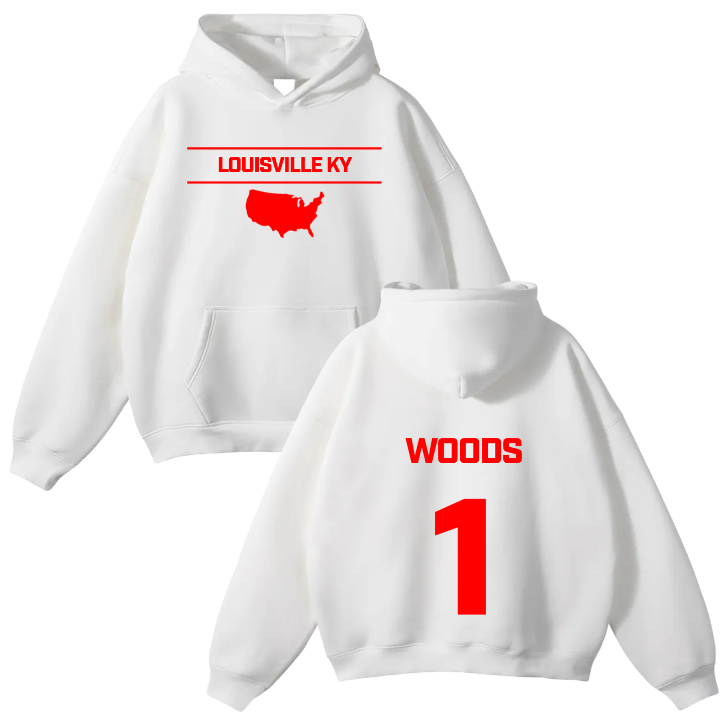 Brandin Woods Oversize Fleeced Hoodie