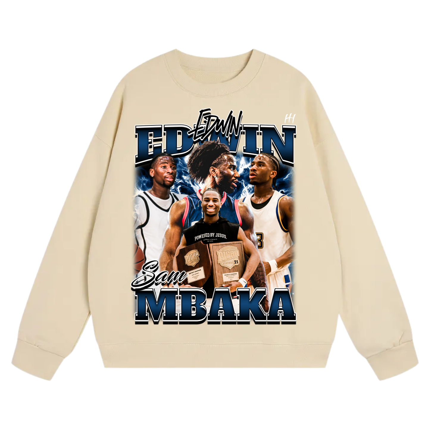 EDWIN SAM MBAKA Heavyweight Crewneck Sweatshirt
