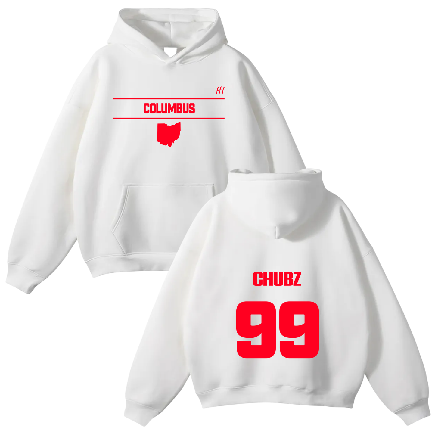 Jalen Chubz Oversize Fleeced Hoodie