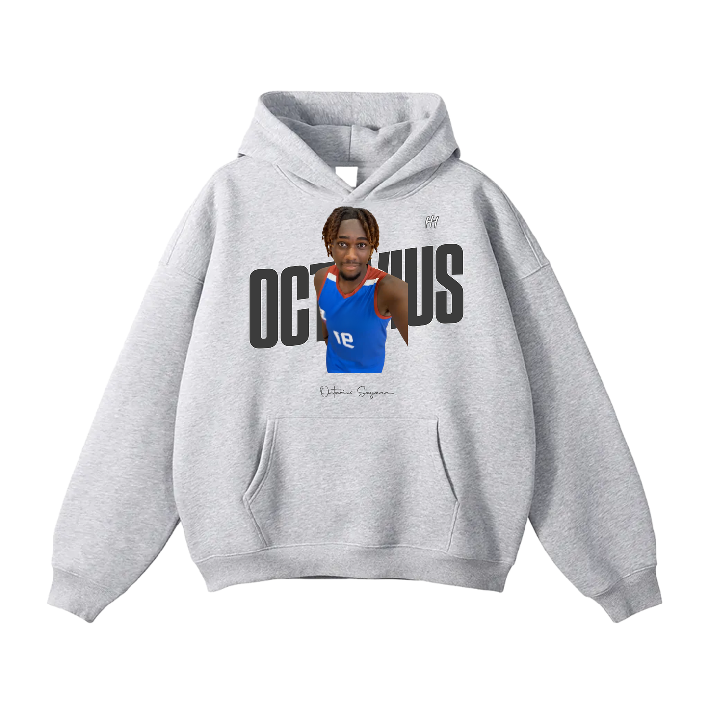 Octavius Sayann Oversize Fleeced Hoodie