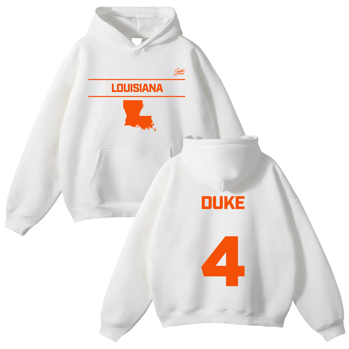 Duke Battiste Oversize Fleeced Hoodie