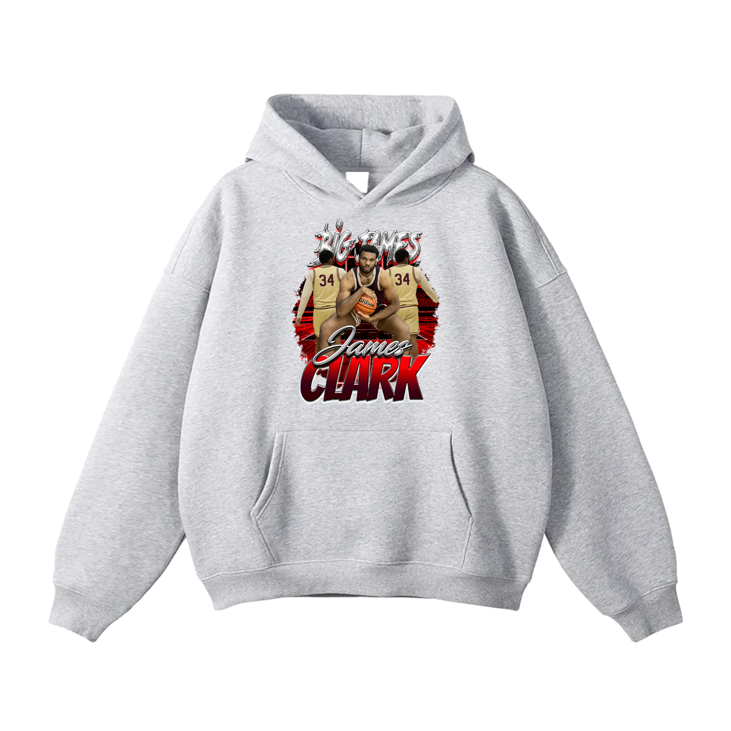 James Clark Oversize Fleeced Hoodie