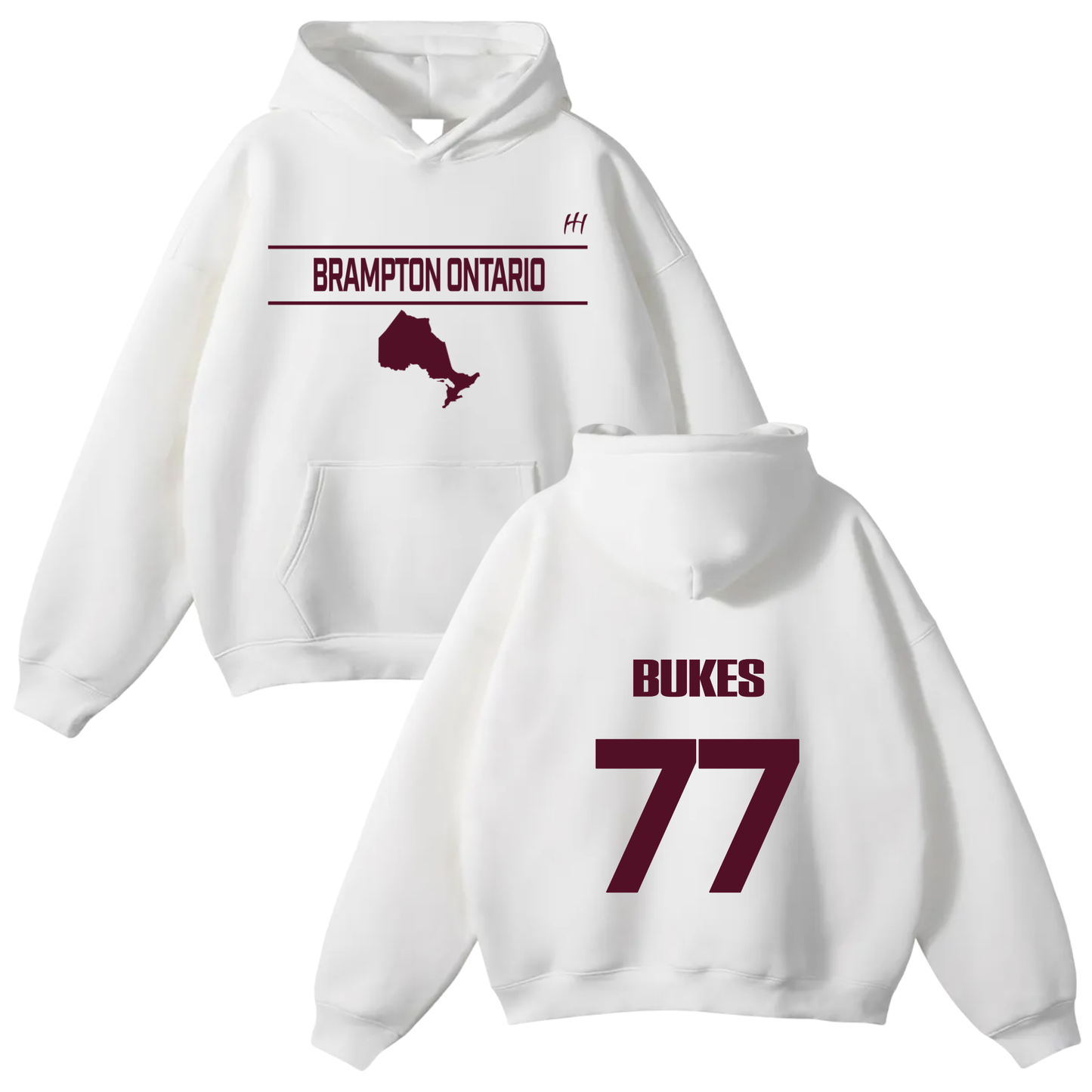 Cameron Buchanan Oversize Fleeced Hoodie