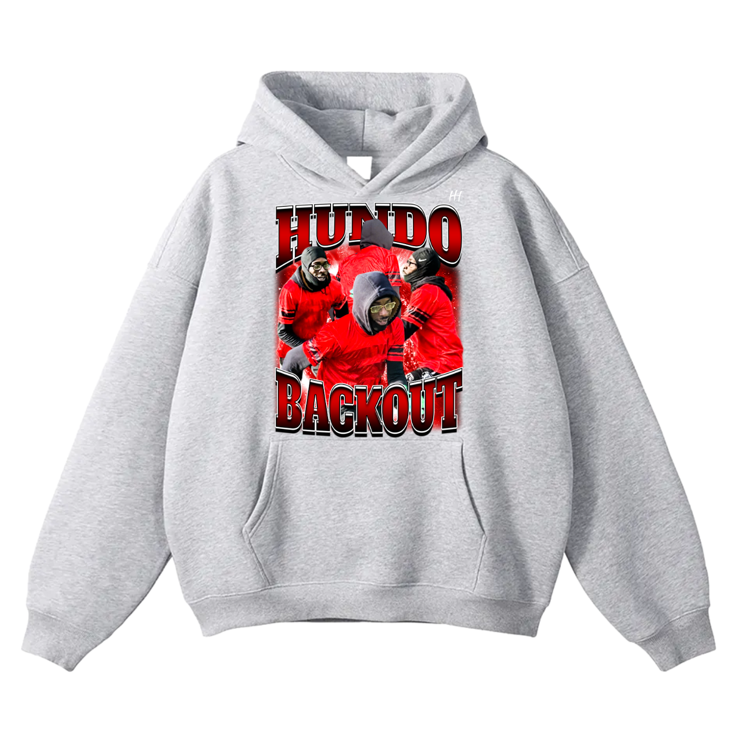 Hundo Backout Oversize Fleeced Hoodie