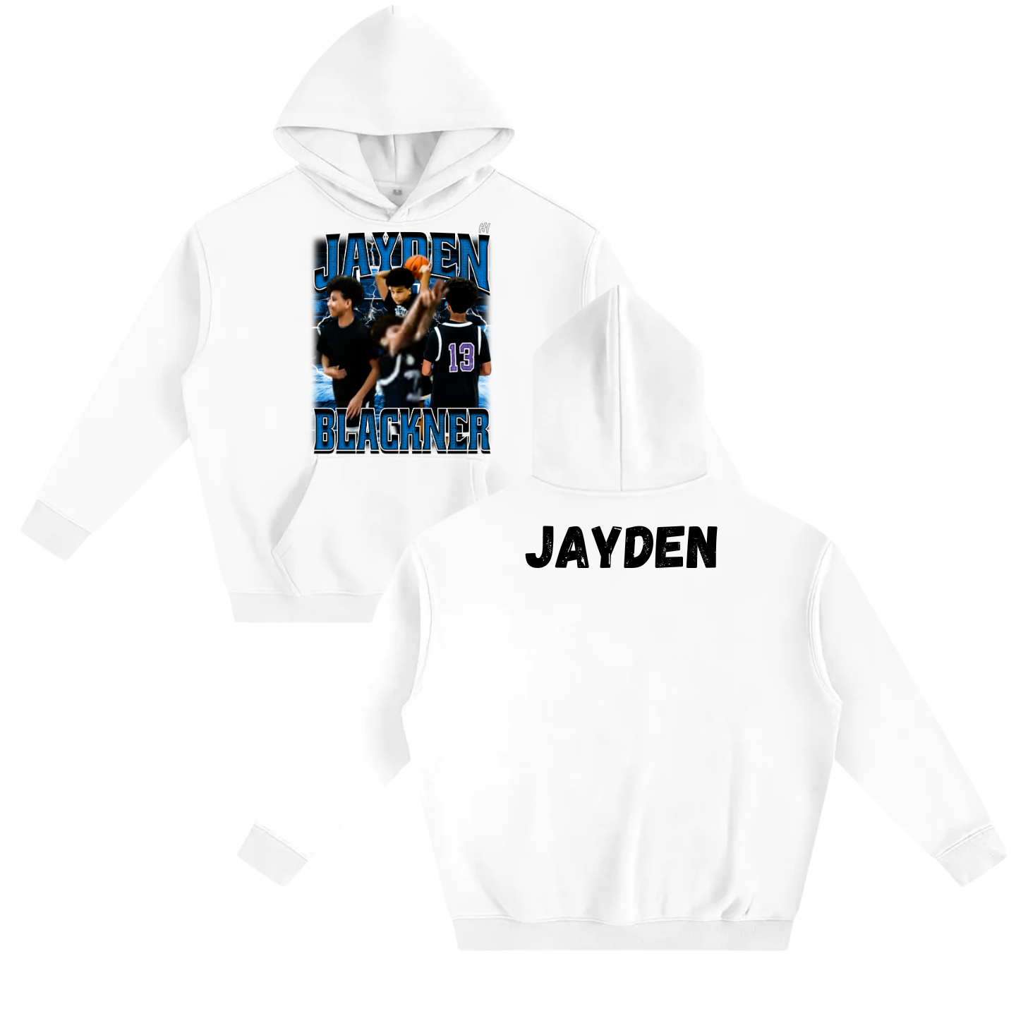 Jayden Blackner Oversize Fleeced Hoodie